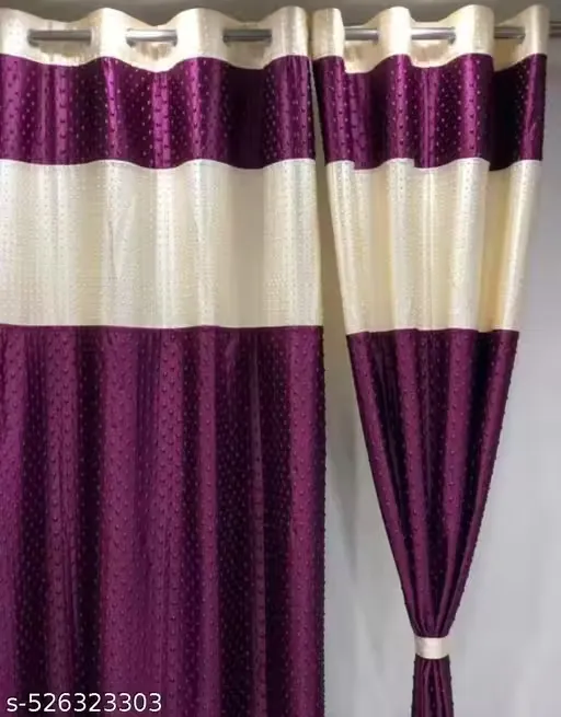 polister curtains pack of 1pcs set